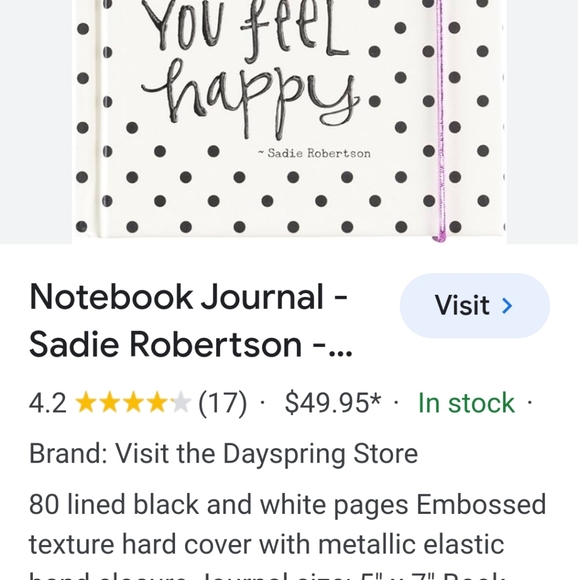 Sadie Robertson mini journals - Picture 4 of 4